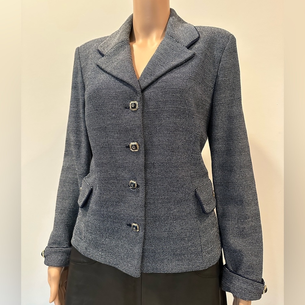 St. John Collection Knit Navy Jacket